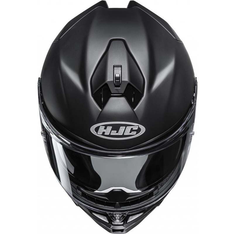 Casco integral de moto HJC F72 Solid, color negro semimate.