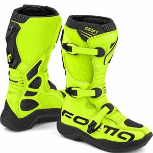 Botas de motocross Forma Drift amarillo flúor-negro