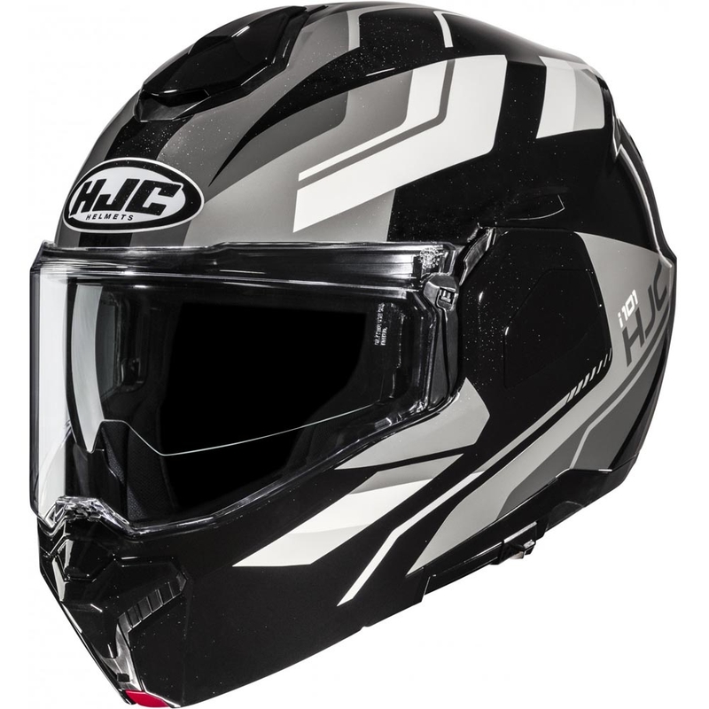 Casco de moto abatible HJC i101 Krone MC5 negro-gris-blanco