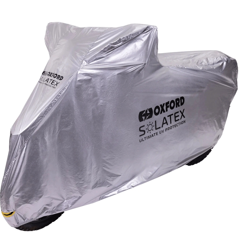 Funda para motocicleta Oxford Solatex plateada