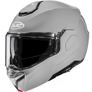 Casco de moto abatible HJC i101 Gris sólido