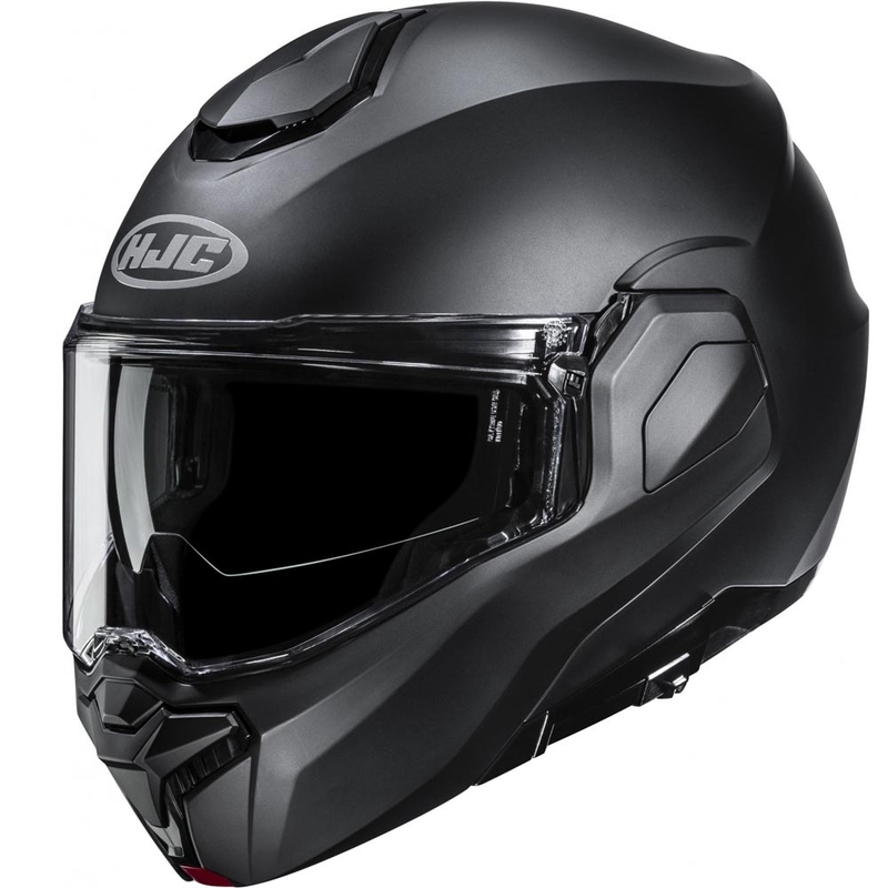 Casco de moto abatible HJC i101 Negro sólido semimate