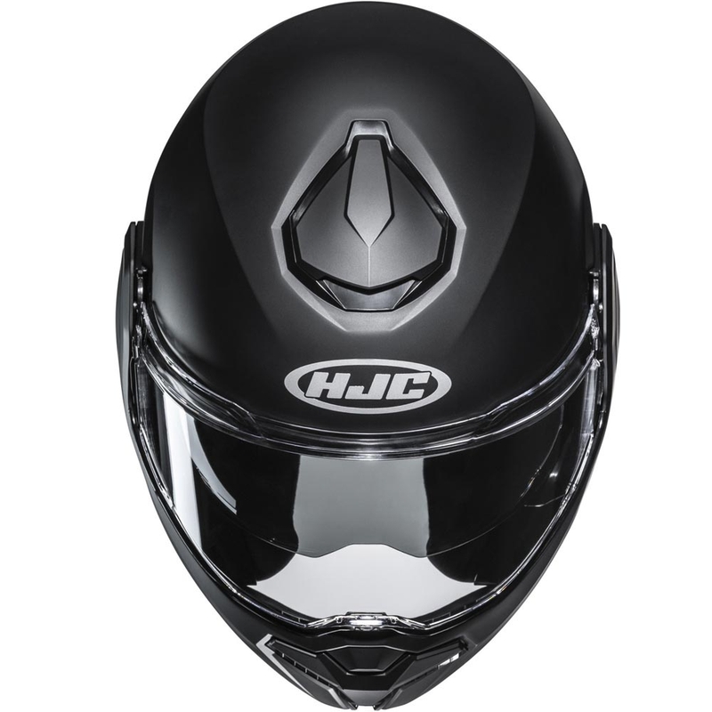 Casco de moto abatible HJC i101 Negro sólido semimate