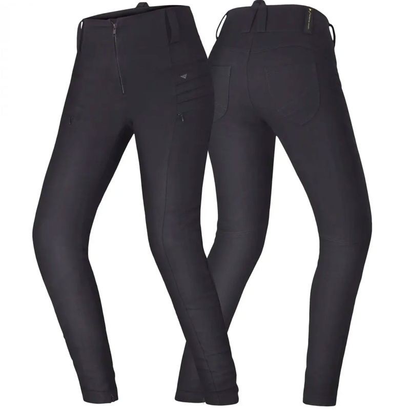 Mallas de moto Shima Nox 2.0 para mujer, color negro.