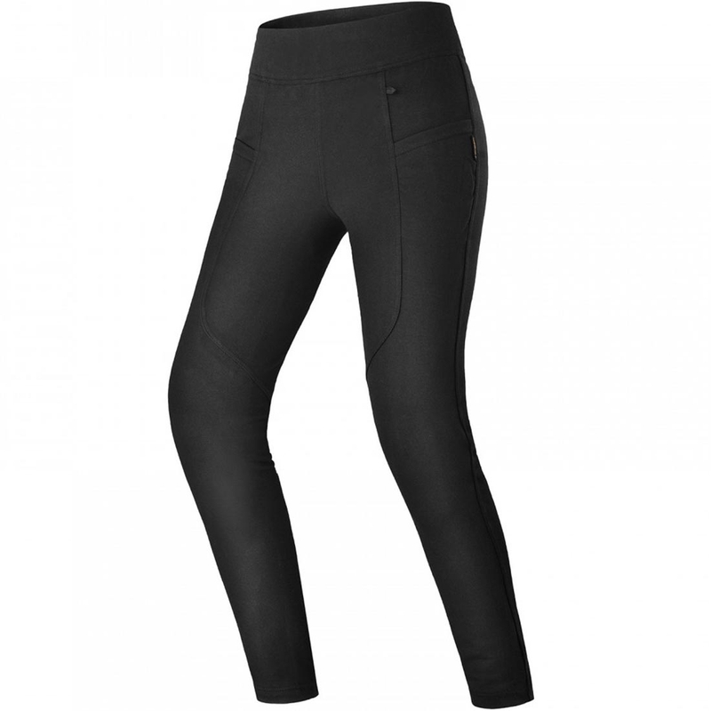 Mallas de moto Shima Cruz 2.0 extendidas, color negro.