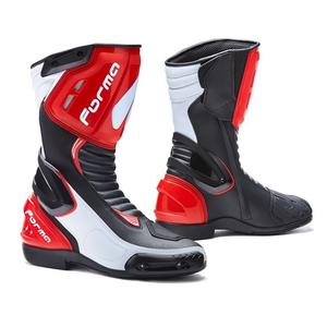 Botas moteras Forma Freccia negro-blanco-rojo