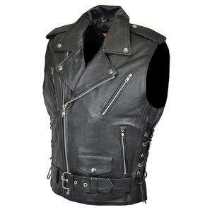 Chaleco de cuero para moto RSA Chopper