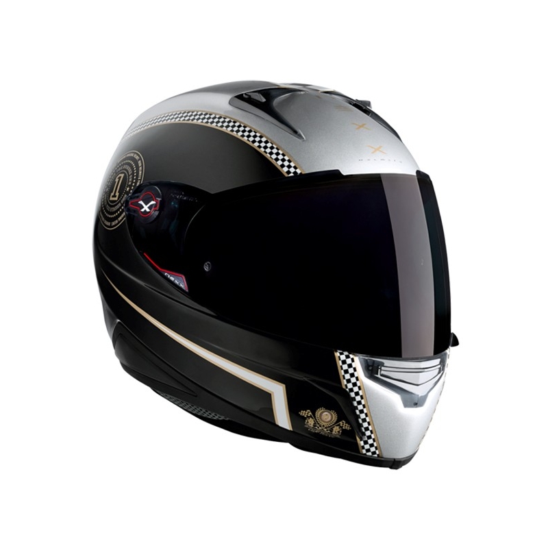 Moto přilba Nexx XR1.R Cafe Racer integrální šedá