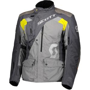 Chaqueta de moto SCOTT Dualraid Dryo gris-amarillo liquidación
