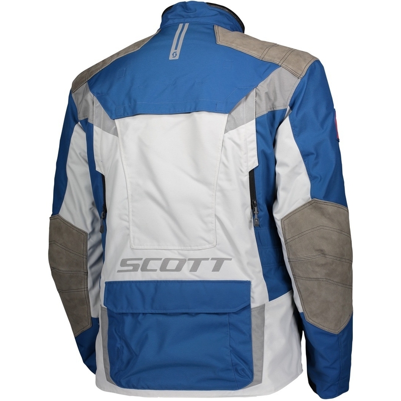 Chaqueta de moto SCOTT Dualraid Dryo azul-gris liquidación