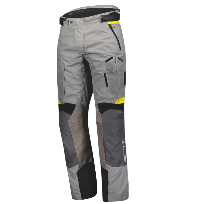 Pantalones de moto SCOTT Dualraid Dryo gris-amarillo liquidación