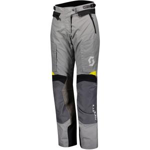 Pantalón de moto SCOTT Dualraid Dryo gris y amarillo para mujer liquidación