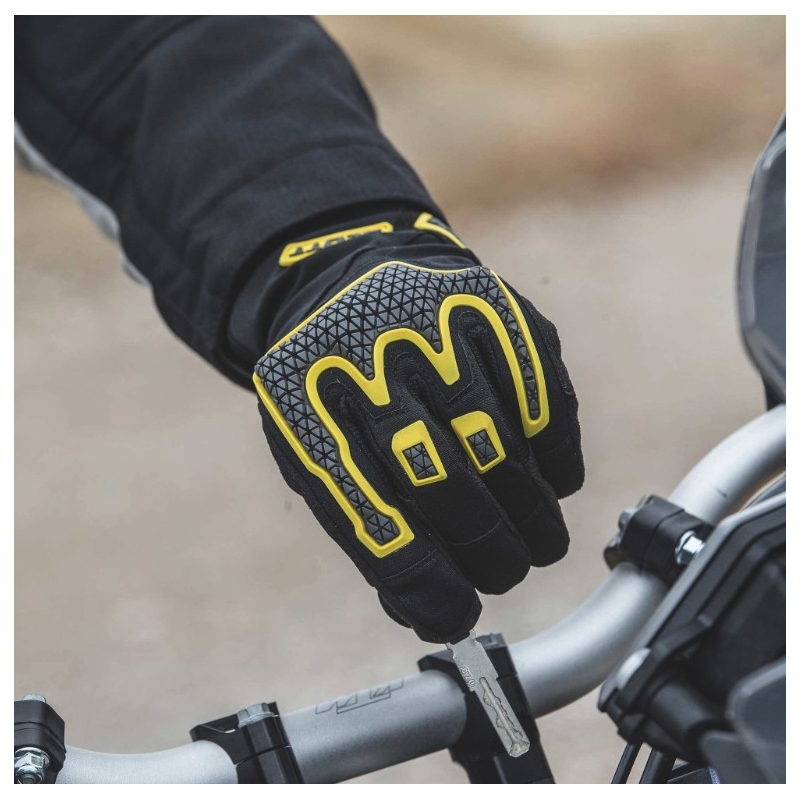 Guantes de moto SCOTT Dualraid negro-amarillo liquidación