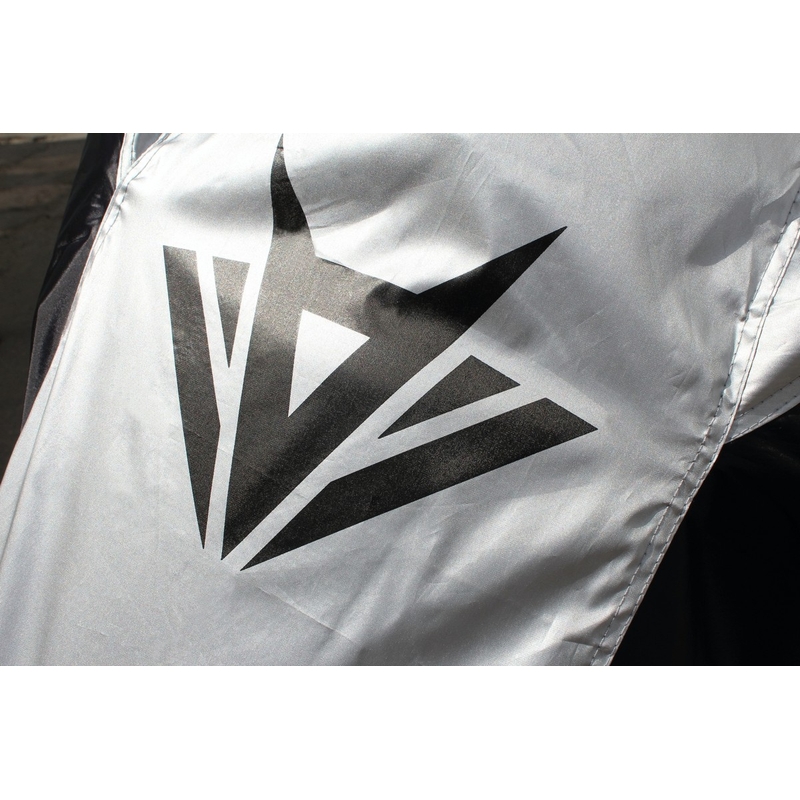 Lona para moto RSA negro-plata