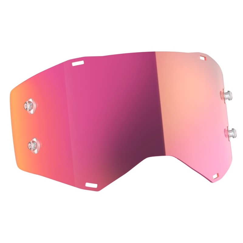 Cristal de espejo rosa para gafas de motocross SCOTT Prospect/Fury liquidación