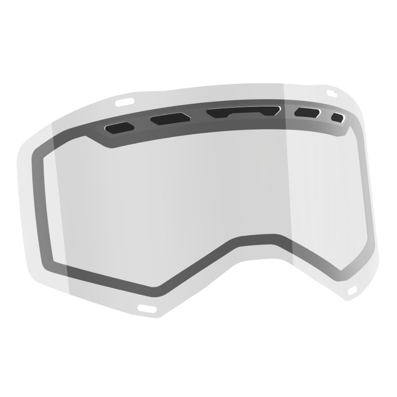 Doble cristal transparente para gafas de motocross SCOTT Prospect/Fury