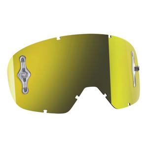 Vidrio de espejo amarillo Works para gafas de motocross SCOTT Buzz MX para niños liquidación