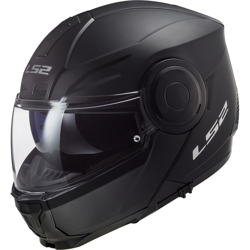 Casco de moto abatible LS2 FF902 Scope Solid Black Matte