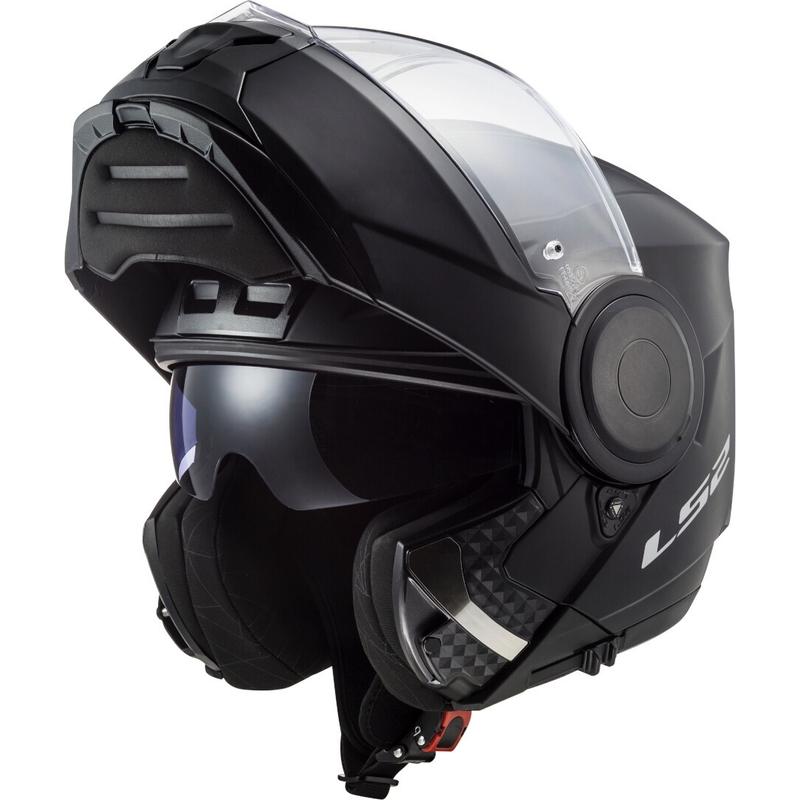 Casco de moto abatible LS2 FF902 Scope Solid Black Matte