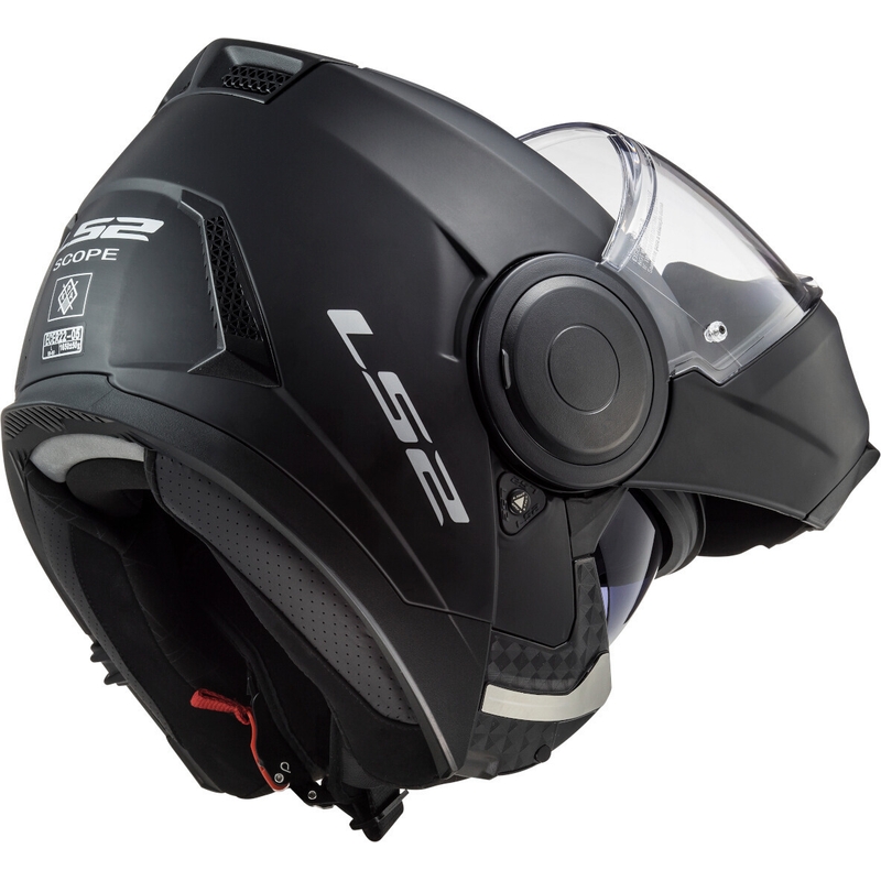 Casco de moto abatible LS2 FF902 Scope Solid Black Matte