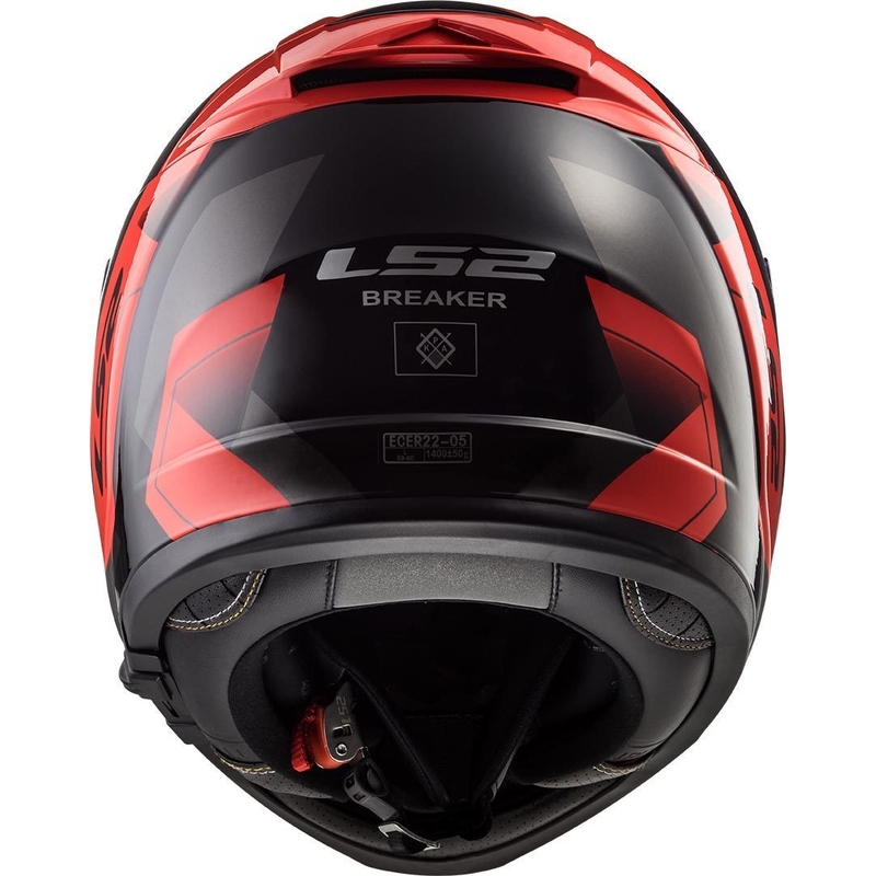 Integrální přilba na motorku LS2 FF390 Breaker Physics černo-červená