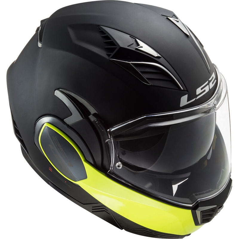 Překlápěcí přilba na motorku LS2 FF900 Valiant II Hammer černo-fluo žlutá výprodej