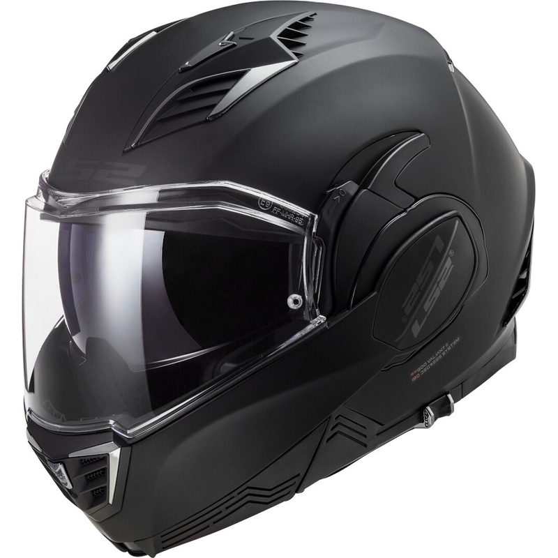 Casco de moto abatible LS2 FF900 Valiant II Noir negro mate
