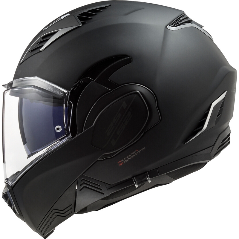 Casco de moto abatible LS2 FF900 Valiant II Noir negro mate