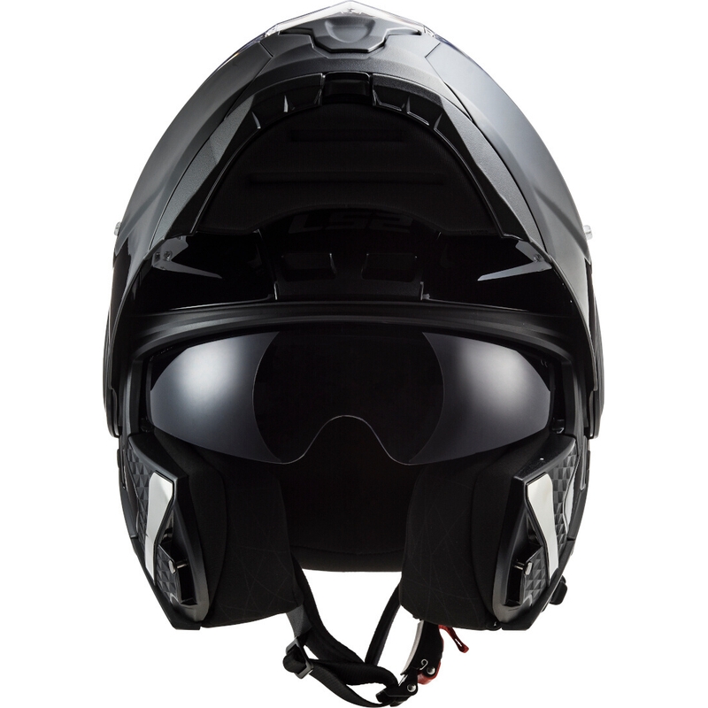 Vyklápěcí přilba na motorku LS2 FF902 Scope Solid černá lesklá