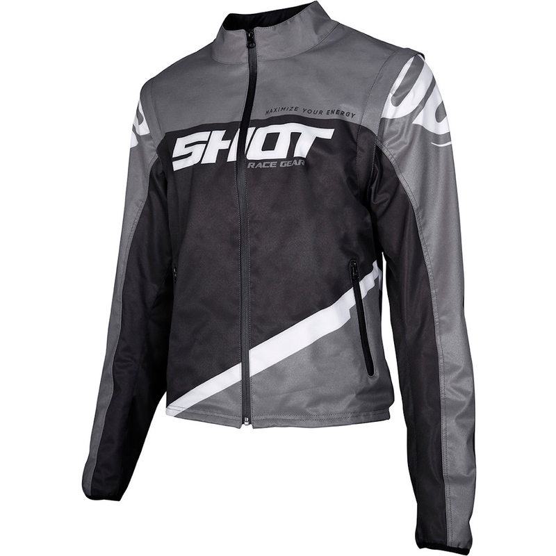 Softshellová bunda Shot Lite černo-šedo-bílá výprodej