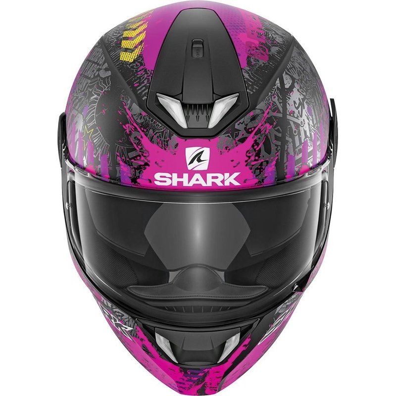 Integrální přilba SHARK SKWAL 2.2 Switch Riders 2 Mat Replica černo-fialová výprodej