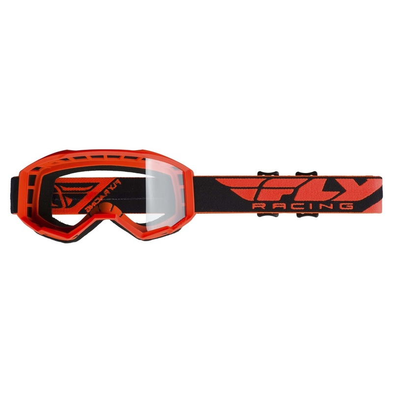 Motokrosové brýle FLY Racing Focus 2019 černo-oranžové výprodej