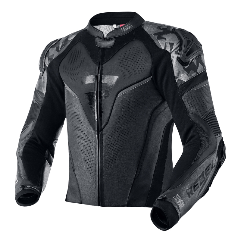 Chaqueta de moto Rebelhorn Rebel negra en oferta liquidación
