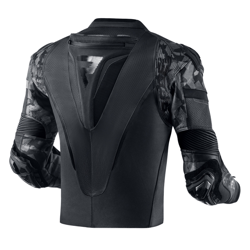 Chaqueta de moto Rebelhorn Rebel negra en oferta liquidación