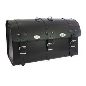 Maletín de cuero para moto Chopper RSA-8A - 2 cerraduras
