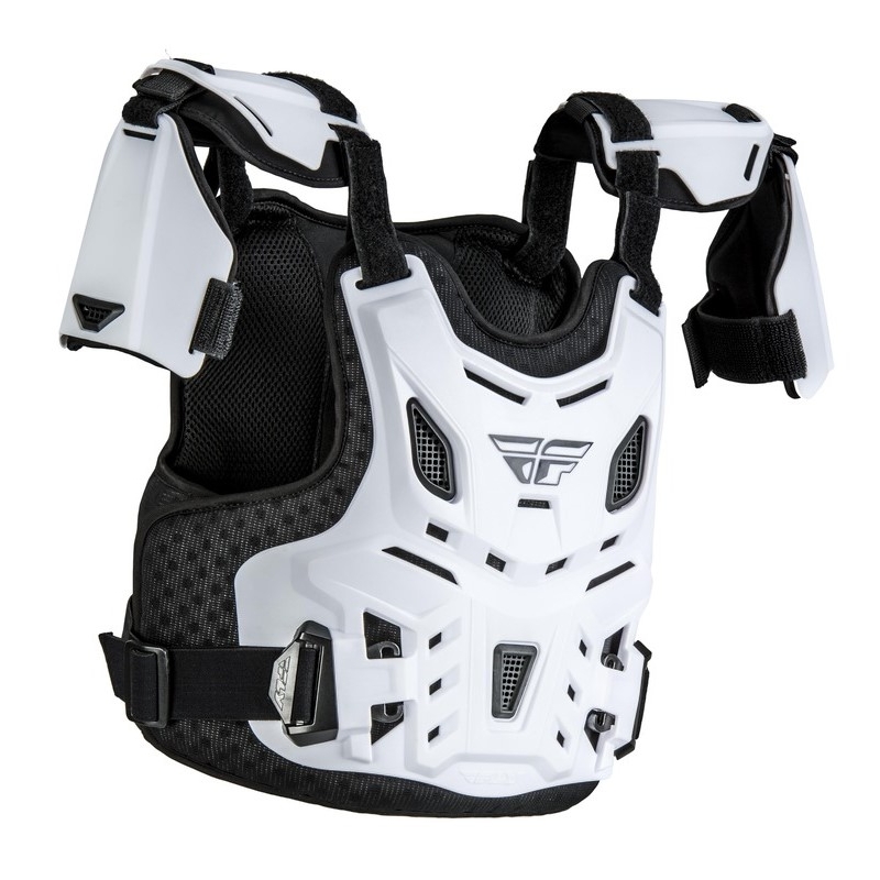 Protector corporal infantil FLY Racing Revel Roost blanco