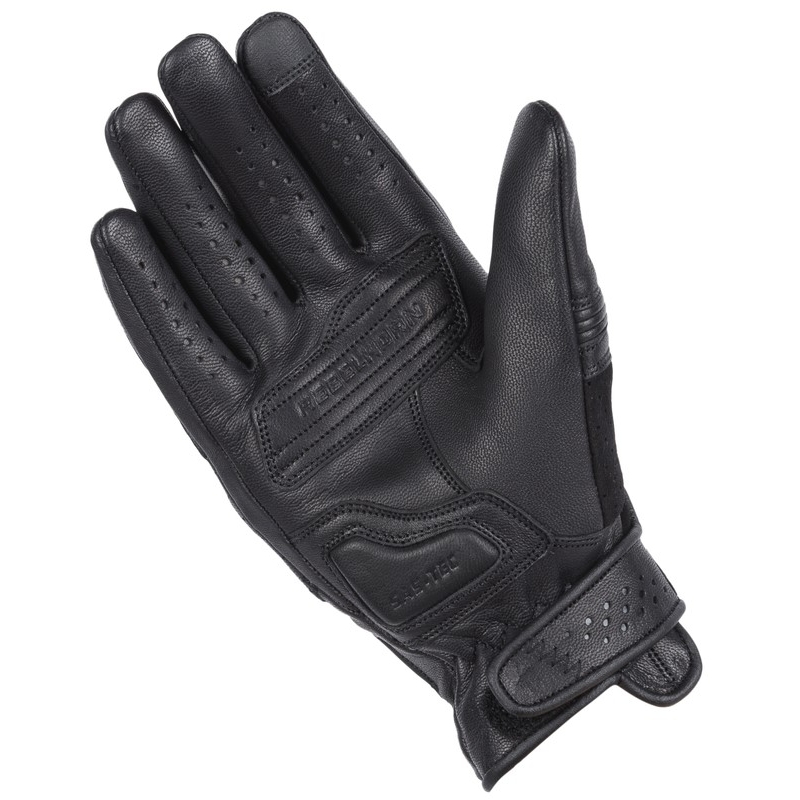 Guantes de moto para mujer Rebelhorn Thug II negros perforados