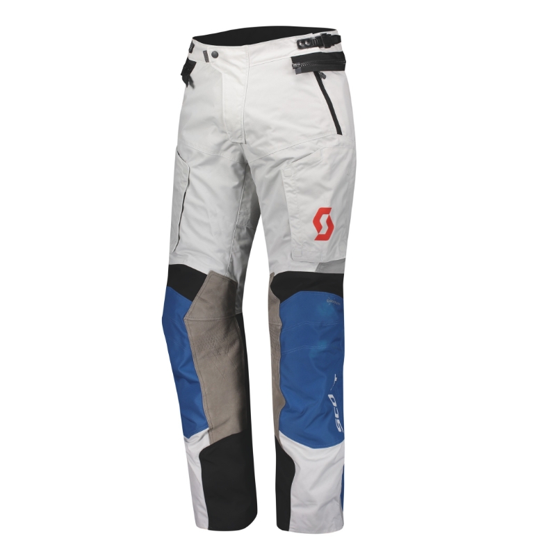 Pantalones de moto SCOTT Dualraid Dryo gris-azul liquidación