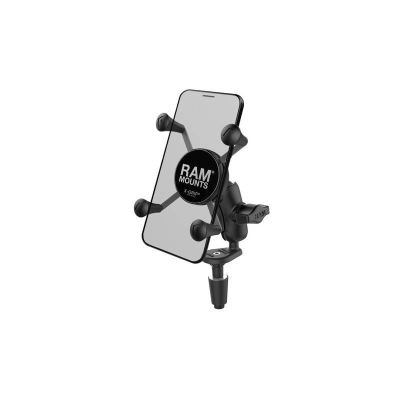RAM Mounts X-Grip soporte de teléfono móvil con soporte de cuello para manillar de motocicleta