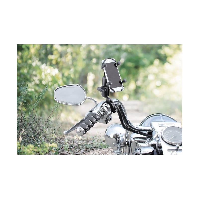 Soporte para teléfono móvil RAM Mounts X-Grip con fijación para maneta de freno/embrague/manillar