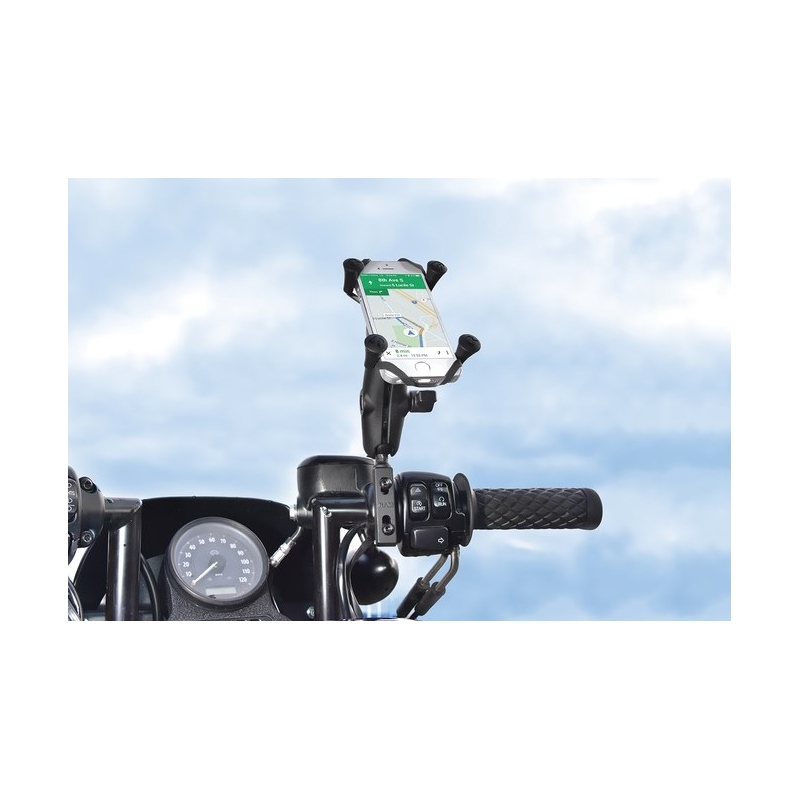 Soporte para teléfono móvil RAM Mounts X-Grip con fijación para maneta de freno/embrague/manillar