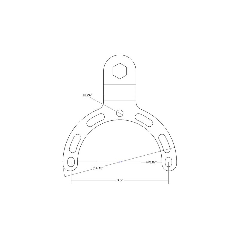 Soporte para RAM Soporte para tapón de depósito de moto