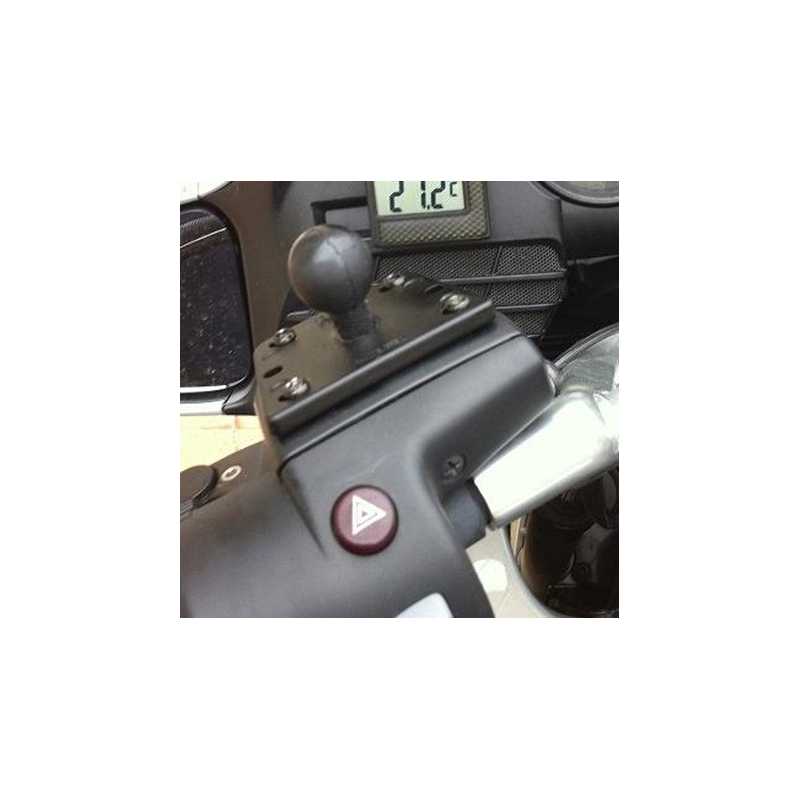 RAM Soportes para depósito de líquido de frenos de motocicleta con pasador de 1" en el centro