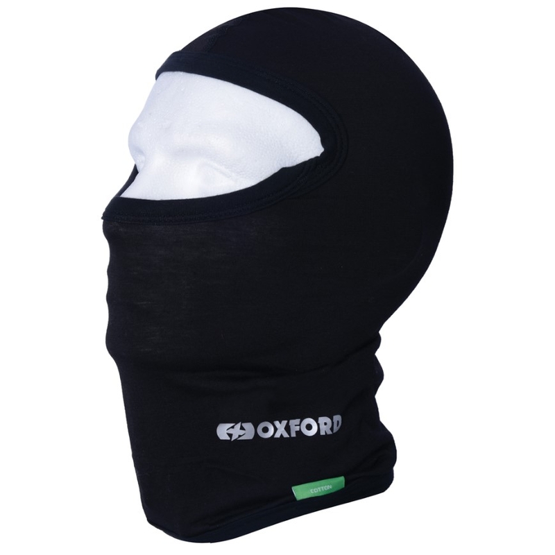 Pasamontañas Oxford con capucha negro