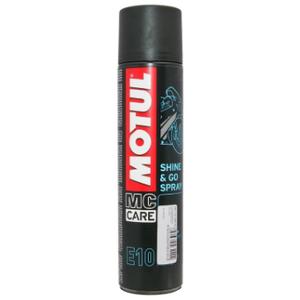 Motul E10 Shine &amp; Go Spray Tratamiento Plásticos 400 ml