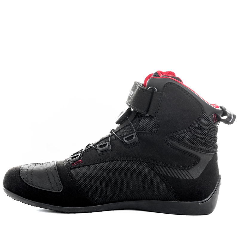 Botas de moto ventiladas Shima Exo en negro, gris y rojo