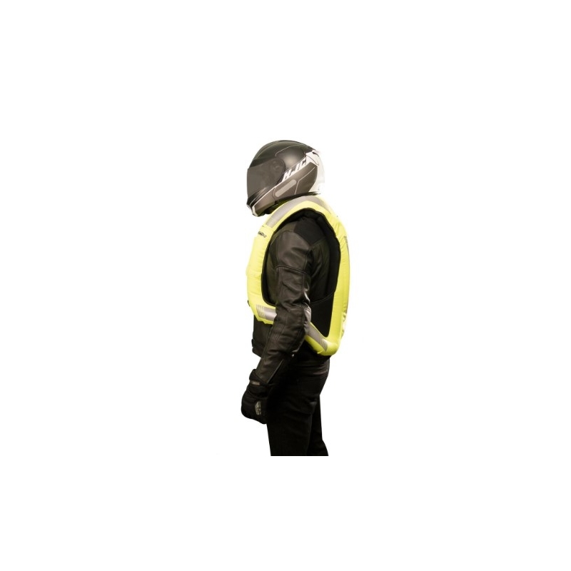 Chaleco airbag electrónico HELITE e-Turtle amarillo fluo