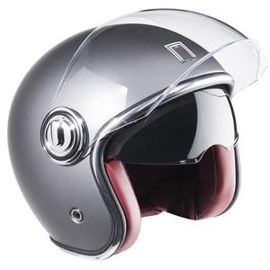 Casco abierto NOX PREMIUM Heritage plata mate