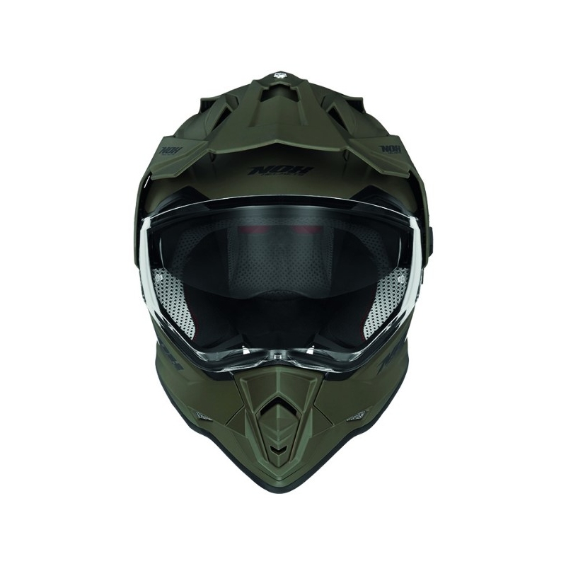 Casco de enduro NOX N312 verde mate