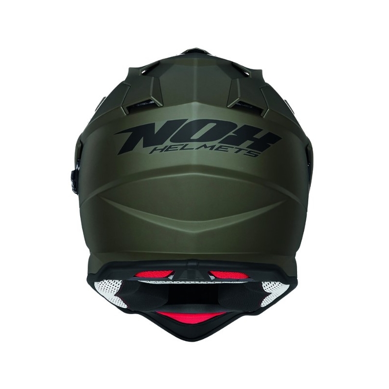 Casco de enduro NOX N312 verde mate
